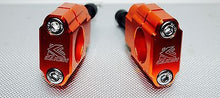 Load image into Gallery viewer, Dirt Bike Mx Handlebar risers 28mm clamp universal fitment 1 1/8 KTM orange