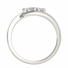 Load image into Gallery viewer, 14K White Gold (1/2 ct. tw.) Common Prong Two Stone Diamond Ring