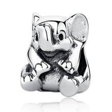Load image into Gallery viewer, 2017 New Arrival 925 Sterling Silver Curious Cat Animal Charm Fit WST Bracelet Necklace Authentic Equal Jewelry