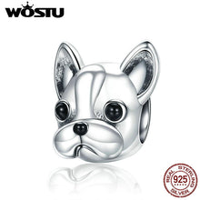Load image into Gallery viewer, 2017 New Arrival 925 Sterling Silver Curious Cat Animal Charm Fit WST Bracelet Necklace Authentic Equal Jewelry