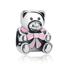Load image into Gallery viewer, 2017 New Arrival 925 Sterling Silver Curious Cat Animal Charm Fit WST Bracelet Necklace Authentic Equal Jewelry