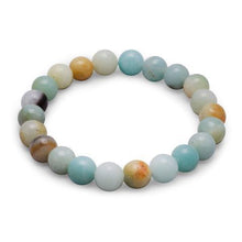Load image into Gallery viewer,  Amazonite Stretch Bracelet