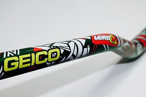 1 1/8" 28 mm Handlebars Tapered MX  off road dirtbike  GEICO Kawasaki Green