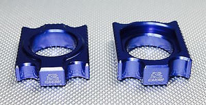 Yamaha CNC rear axle blocks chain adjuster YZF 250-450  2010-2016