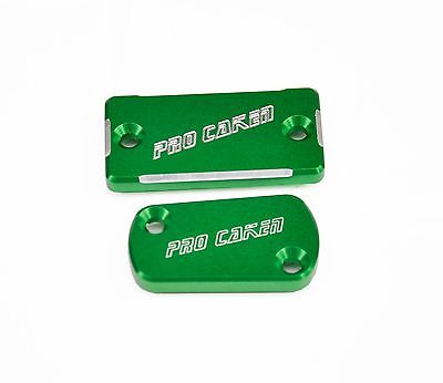 KAWASAKI CNC Front & rear brake reservoir cap covers KXF 250-450 2004- 2016