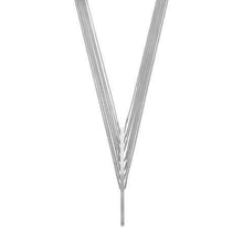 Load image into Gallery viewer, 7 Strand Bar Drop Necklace