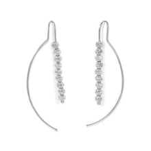 Load image into Gallery viewer, Abstract Earrings with Diamond Cut Beads