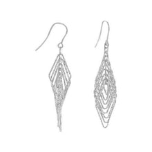 Load image into Gallery viewer, 3D Orbital Diamond Shape Earrings