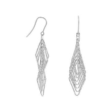 Load image into Gallery viewer, 3D Orbital Diamond Shape Earrings