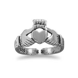 Claddagh Toe Ring