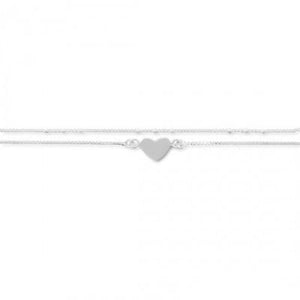 Double Strand Heart Anklet