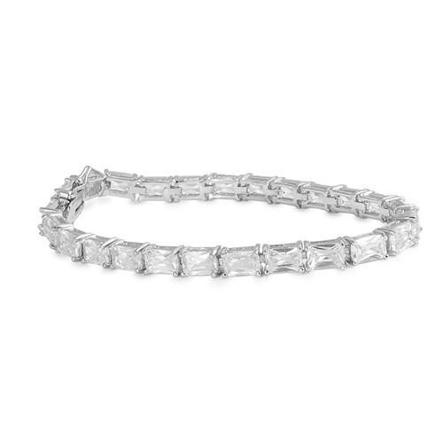 Sterling Silver Cubic Zirconia Bracelet