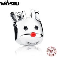 Load image into Gallery viewer, 925 Sterling Silver Red-Nosed Reindeer Bead