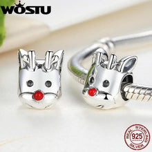 Load image into Gallery viewer, 925 Sterling Silver Red-Nosed Reindeer Bead