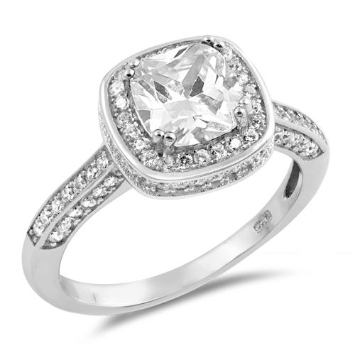 Beautiful Clear CZ Sliver Ring