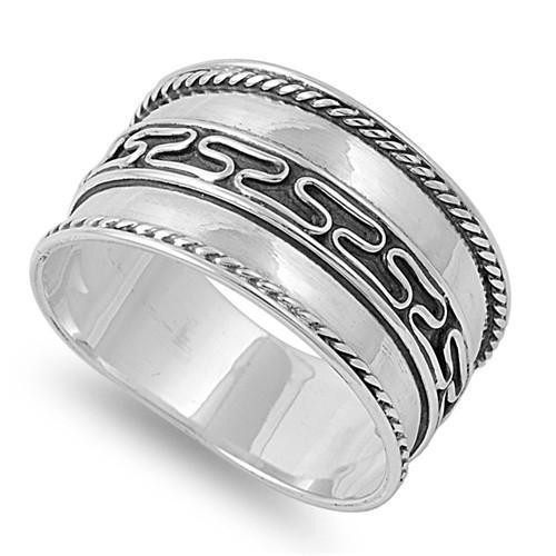 .925 Sterling Silver Bali Design Ring