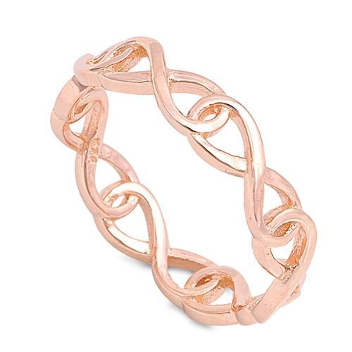 Wraparound Infinity Rose Gold Ring