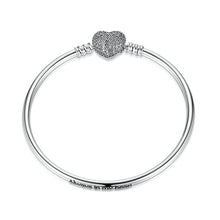 Load image into Gallery viewer, 925 Sterling Silver Engrave Snowflake Clasp Unique as you are Chain Bracelet
