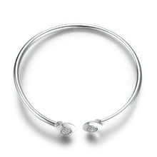 Load image into Gallery viewer, 925 Sterling Silver Engrave Snowflake Clasp Unique as you are Chain Bracelet