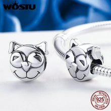 Load image into Gallery viewer, 925 Sterling Silver Funny Dog Beads