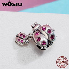Load image into Gallery viewer, 925 Sterling Silver Ladybugs Beads