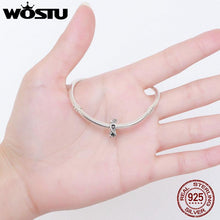 Load image into Gallery viewer, WOSTU Real 925 Sterling Silver Infinite Love Spacer Beads Fit Original WST Charm Bracelet Fashion DIY Jewelry FLC103