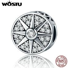 Load image into Gallery viewer, WOSTU Real 925 Sterling Silver The Radiance of Sun Beads Fit Original WST Charm Bracelet Fine Jewelry Gift CQC212