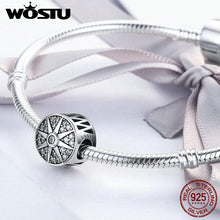 Load image into Gallery viewer, WOSTU Real 925 Sterling Silver The Radiance of Sun Beads Fit Original WST Charm Bracelet Fine Jewelry Gift CQC212