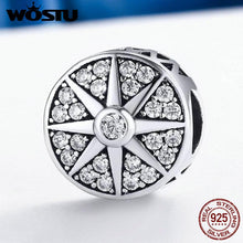 Load image into Gallery viewer, WOSTU Real 925 Sterling Silver The Radiance of Sun Beads Fit Original WST Charm Bracelet Fine Jewelry Gift CQC212