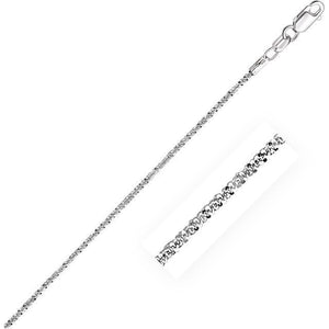 Sparkle Chain in 14K White Gold