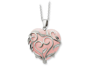 Beautiful .925 Rose Quartz Generous Heart