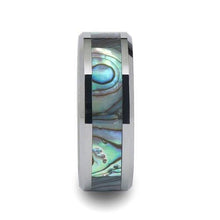 Load image into Gallery viewer, 4mm - 10mm MAUI Tungsten Carbide Ring with Mother of Pearl Inlay