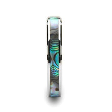 Load image into Gallery viewer, 4mm - 10mm MAUI Tungsten Carbide Ring with Mother of Pearl Inlay