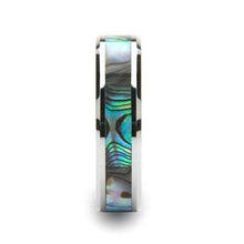 Load image into Gallery viewer, 4mm - 10mm MAUI Tungsten Carbide Ring with Mother of Pearl Inlay