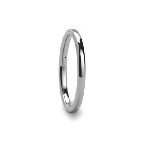DOMINUS Domed Tungsten Carbide Ring - 2MM